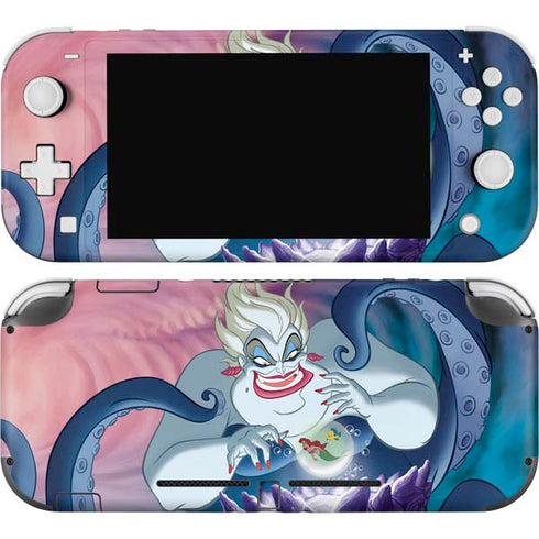 Disney Villains Ursula Ariel and Flounder Nintendo Switch Lite Skin